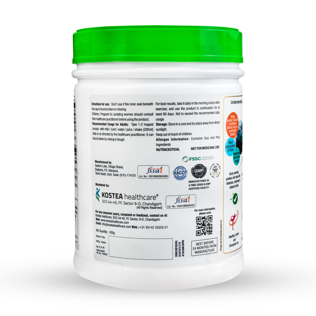 PROTIENCE @ 8am Classic Plant Protein Powder - 250g | Gluten-Free