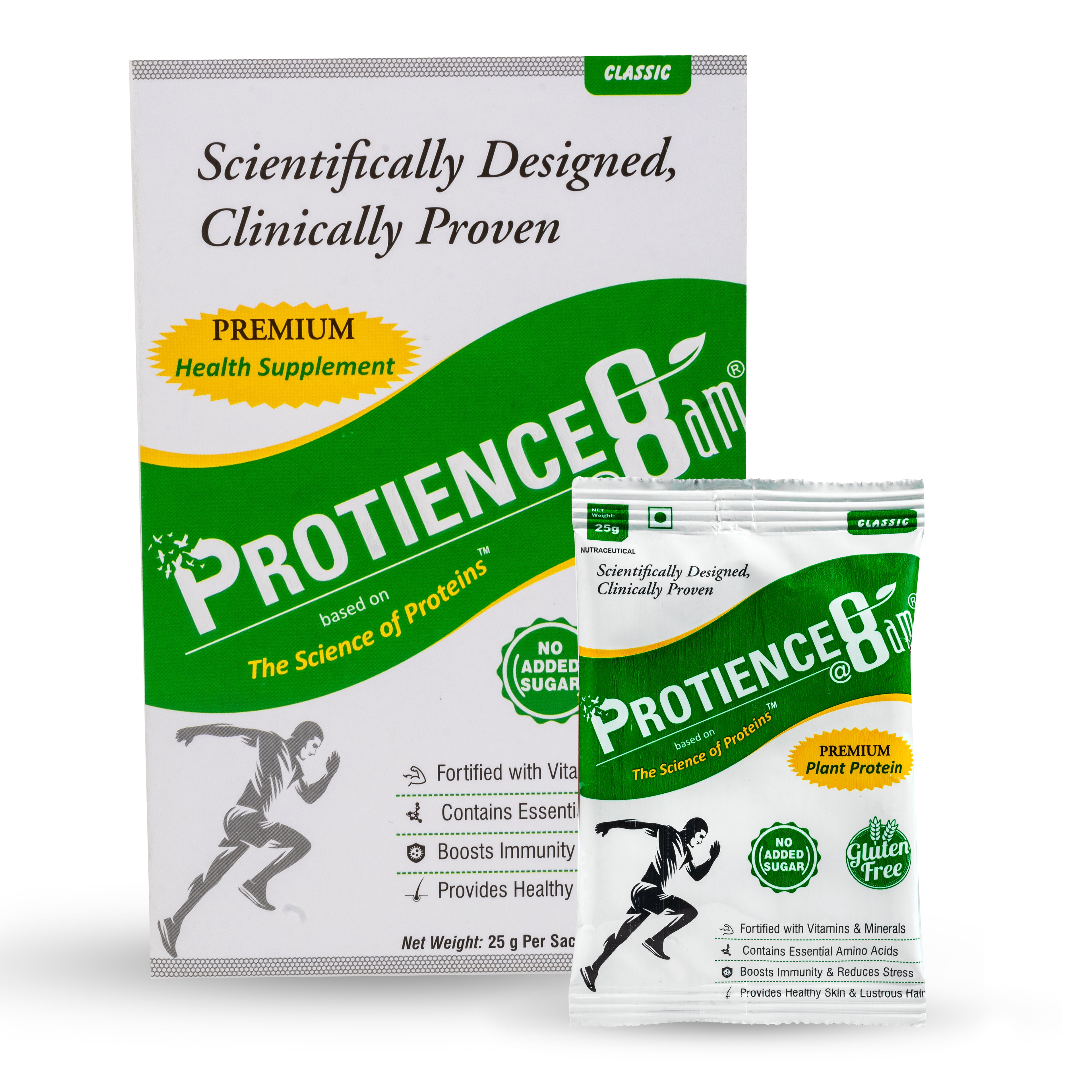 Protience@8am Classic Protein Sachet Box (Pack of 5)